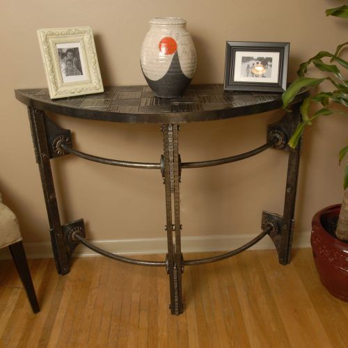 2-Piece Round Console Tables Set (Photo 16 of 20)