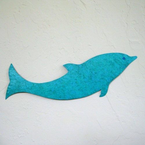 Dolphin Metal Wall Art (Photo 21 of 25)