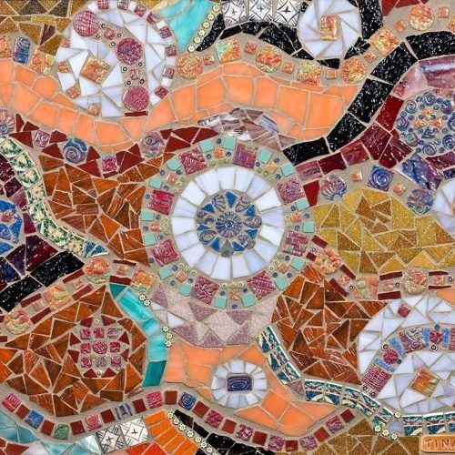 Abstract Mosaic Wall Art (Photo 7 of 20)