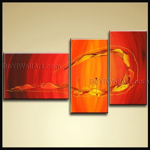 Modern Abstract Oil Painting Wall Art (Photo 6 of 20)