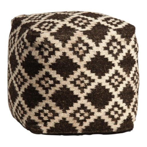 Traditional Hand Woven Pouf Ottomans (Photo 16 of 20)