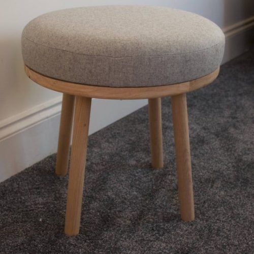 Natural Solid Cylinder Pouf Ottomans (Photo 12 of 20)