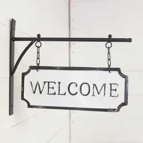 Vintage Metal Welcome Sign Wall Art (Photo 20 of 20)