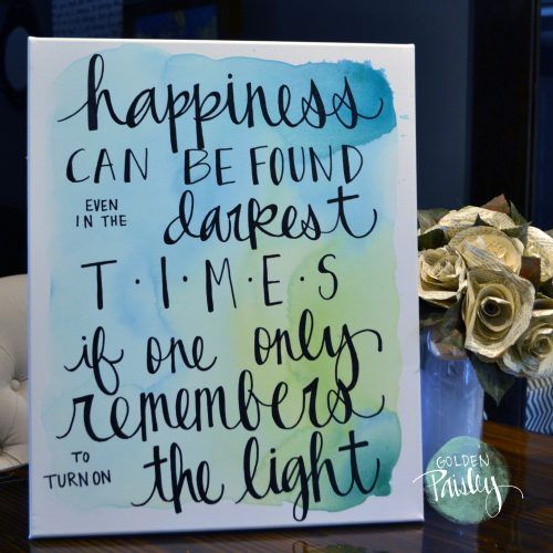 Inspirational Quotes Canvas Wall Art (Photo 4 of 15)