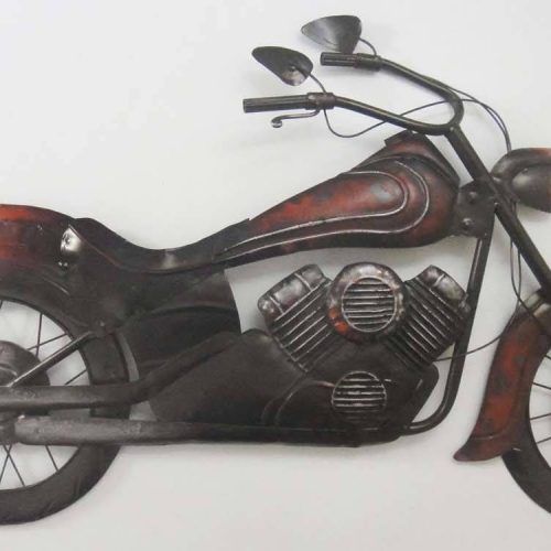 Motorcycle Metal Wall Art (Photo 3 of 20)