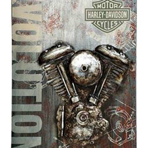 Motorcycle Metal Wall Art (Photo 9 of 20)