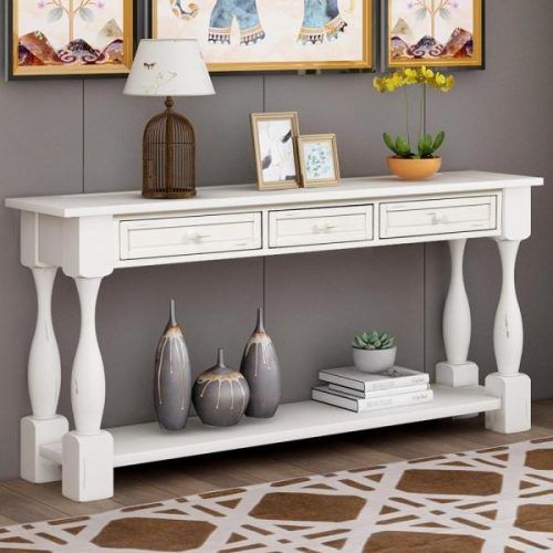 Wood Rectangular Console Tables (Photo 17 of 20)