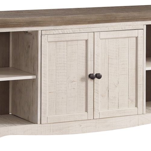Tv Stands With 2 Doors And 2 Open Shelves (Photo 20 of 20)