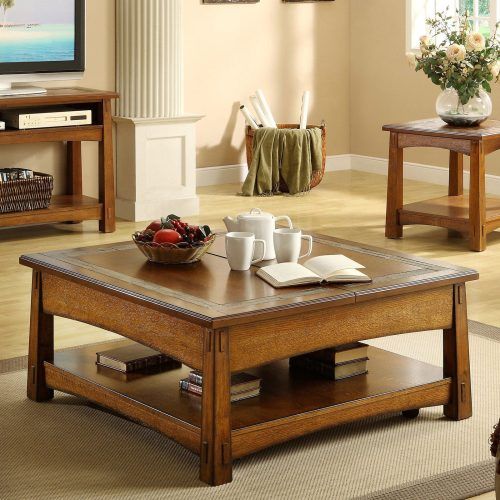 Transitional Square Coffee Tables (Photo 16 of 20)