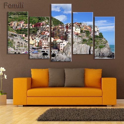 Canvas Wall Art Of Italy (Photo 15 of 15)