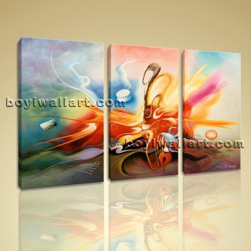 Modern Abstract Wall Art Painting (Photo 17 of 20)