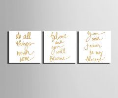 2024 Popular Letters Canvas Wall Art