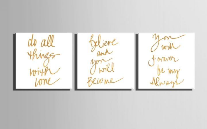 2024 Popular Letters Canvas Wall Art