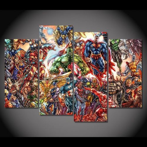 Marvel Canvas Wall Art (Photo 2 of 15)