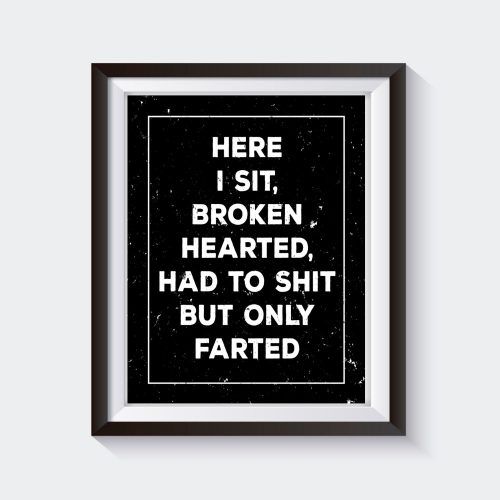 Canvas Wall Art Funny Quotes (Photo 2 of 15)