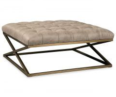 The 20 Best Collection of Bronze Steel Tufted Square Ottomans