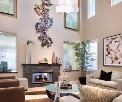 15 Ideas of High Ceiling Wall Accents
