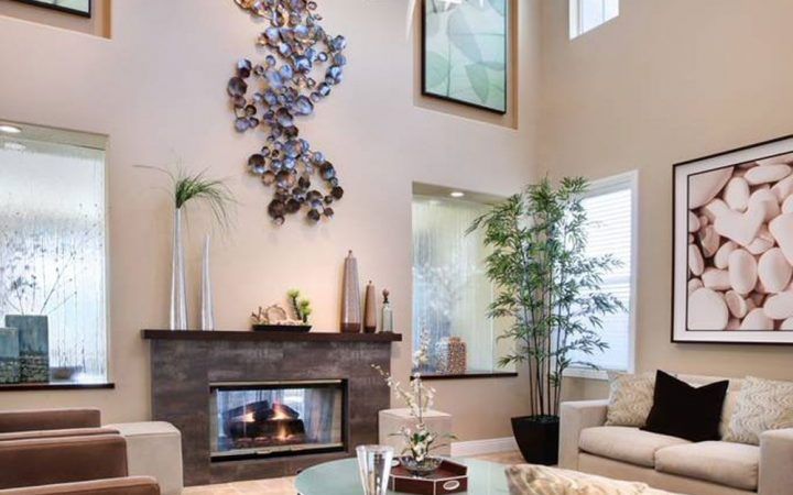 15 Ideas of High Ceiling Wall Accents