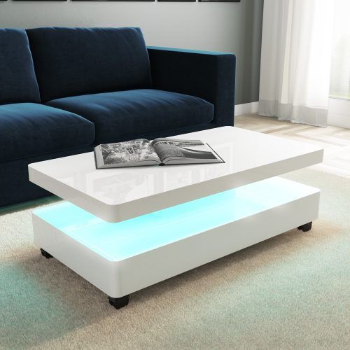 Led Coffee Tables With 4 Drawers (Photo 11 of 20)