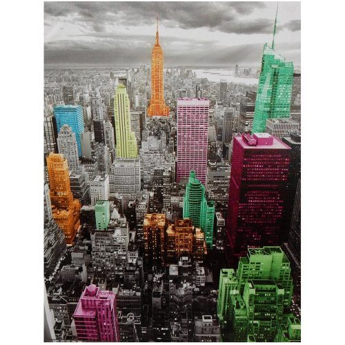 Canvas Wall Art Of New York City (Photo 5 of 15)