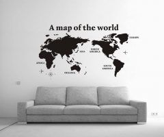 20 Ideas of Cool Map Wall Art