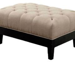 Top 20 of Linen Fabric Tufted Surfboard Ottomans