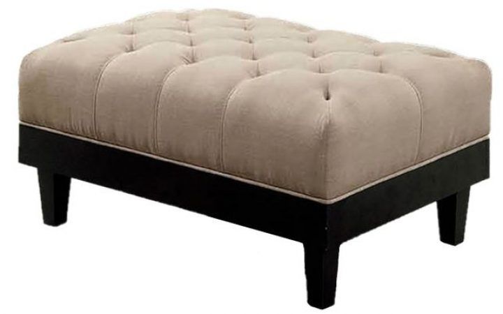 Top 20 of Linen Fabric Tufted Surfboard Ottomans