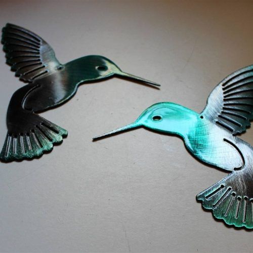 Hummingbird Metal Wall Art (Photo 3 of 20)