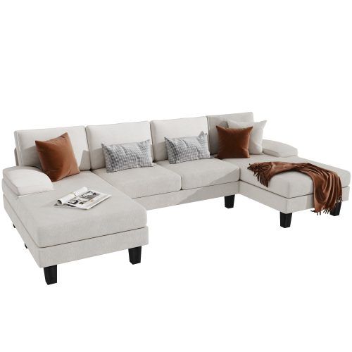 Modern U-Shaped Sectional Couch Sets (Photo 10 of 20)