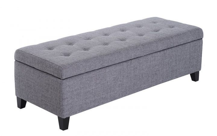 20 Inspirations Fabric Tufted Storage Ottomans