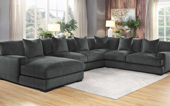 20 Best Ideas Dark Grey Polyester Sofa Couches