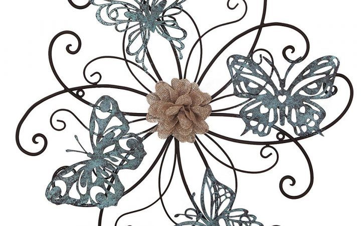 20 Collection of Flower Urban Design Metal Wall Decor
