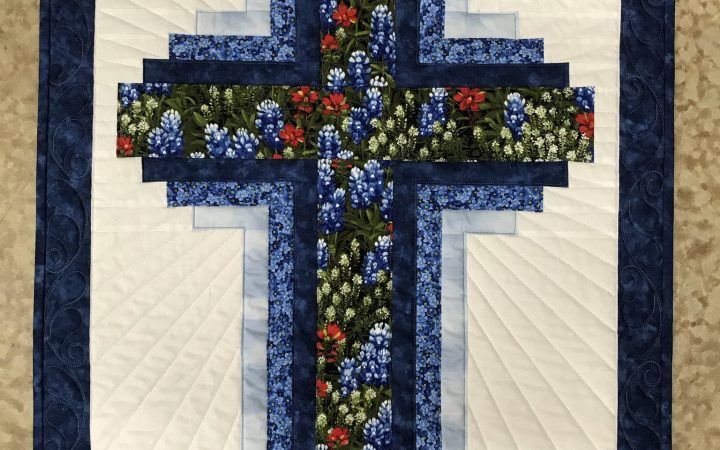  Best 20+ of Blended Fabric Old Rugged Cross Wall Hangings