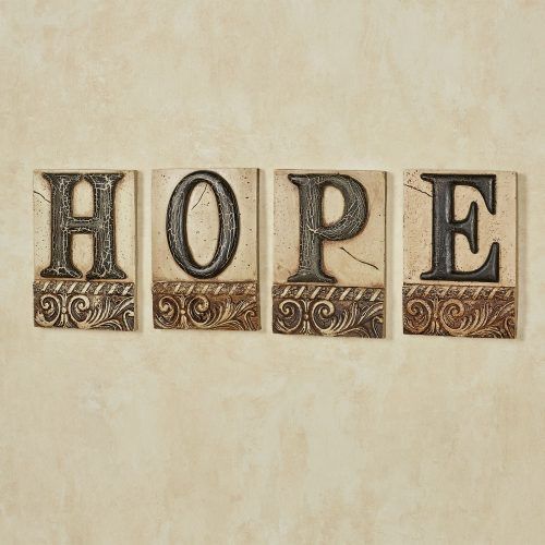 Faith, Hope, Love Raised Sign Wall Decor (Photo 12 of 20)