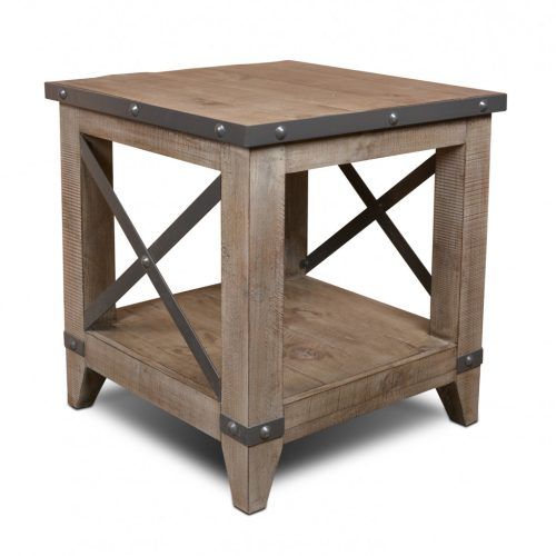 Rustic Gray End Tables (Photo 15 of 20)