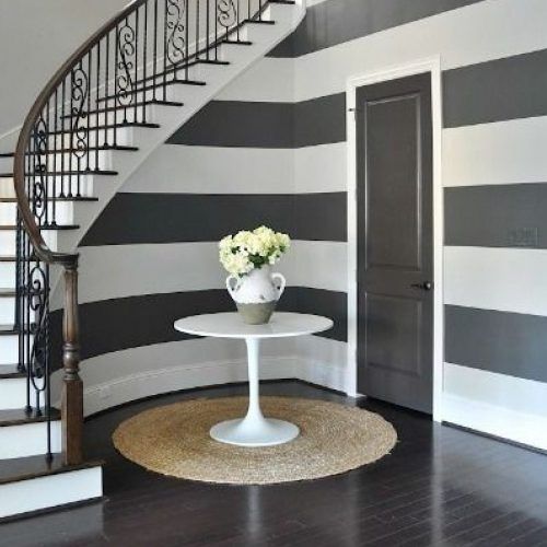 Horizontal Stripes Wall Accents (Photo 11 of 15)