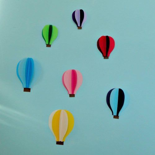 Air Balloon 3D Wall Art (Photo 2 of 20)