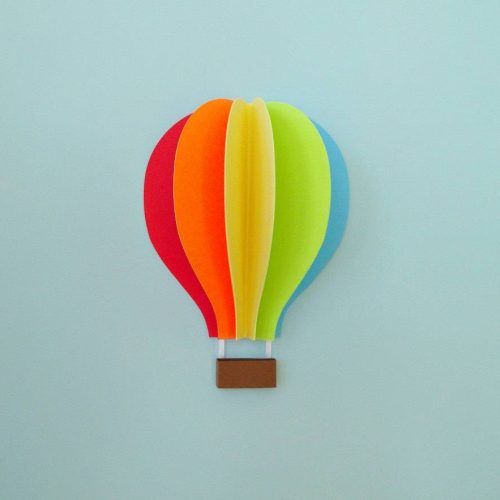 Air Balloon 3D Wall Art (Photo 1 of 20)