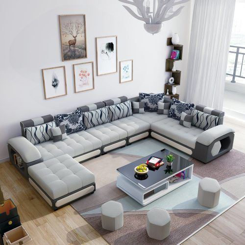 Modern U-Shaped Sectional Couch Sets (Photo 6 of 20)
