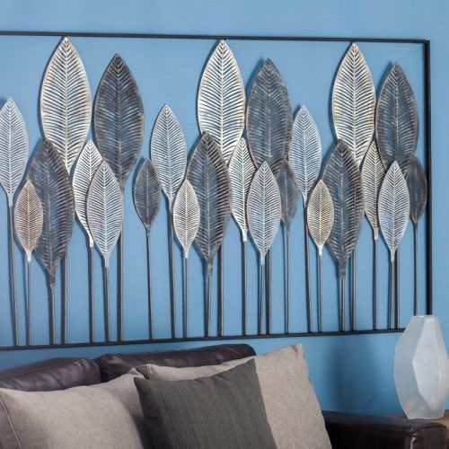 Metal Leaf Wall Decor By Red Barrel Studio (Photo 3 of 20)