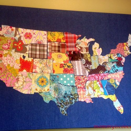 Quilt Fabric Wall Art (Photo 8 of 15)