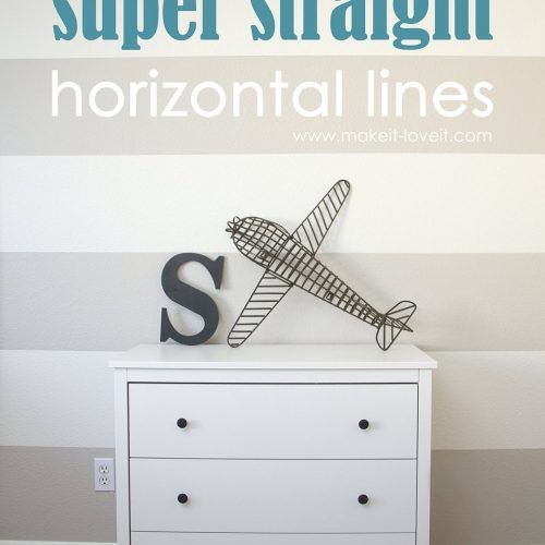 Horizontal Stripes Wall Accents (Photo 15 of 15)