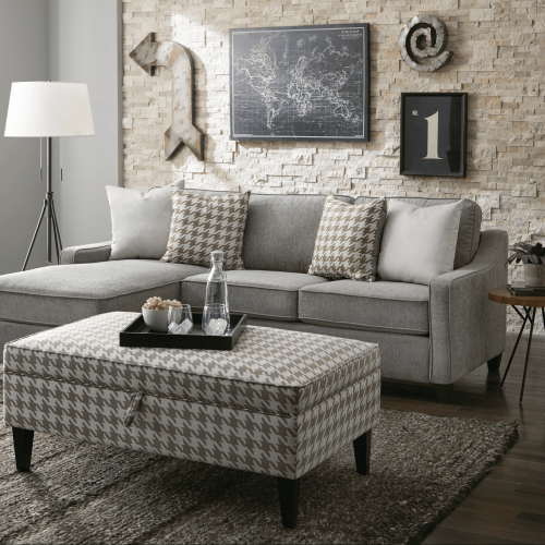 Sectional Sofas With Ottomans And Tufted Back Cushion (Photo 18 of 20)