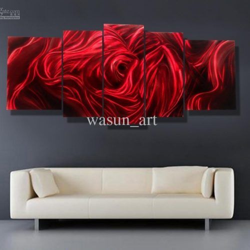 Abstract Metal Wall Art Painting (Photo 1 of 20)