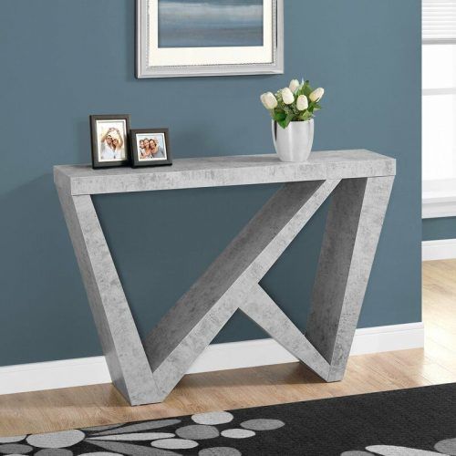 Modern Concrete Console Tables (Photo 19 of 20)