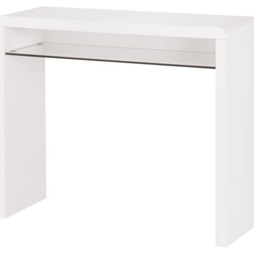 Gloss White Steel Console Tables (Photo 17 of 20)