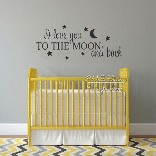 I Love You To The Moon And Back Wall Art (Photo 13 of 20)