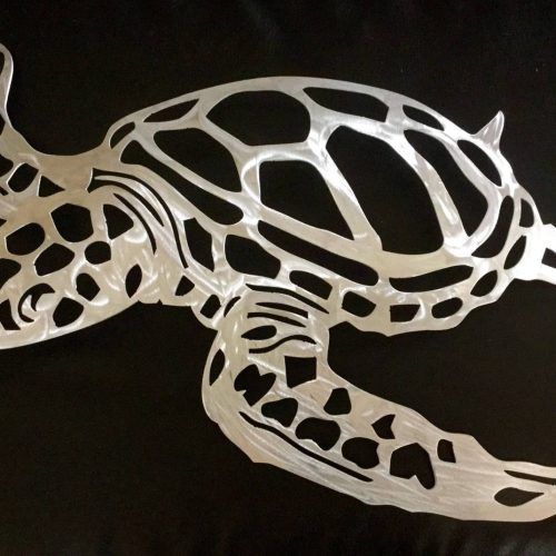 Sea Turtle Metal Wall Art (Photo 2 of 20)