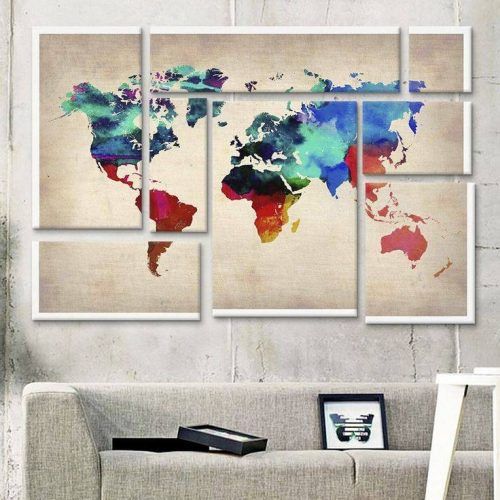 Old World Map Wall Art (Photo 9 of 20)