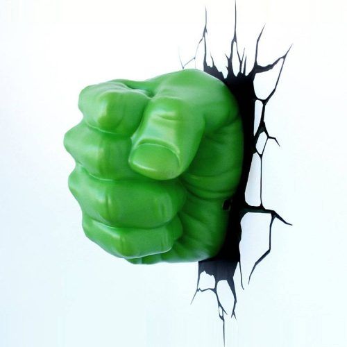 Hulk Hand 3D Wall Art (Photo 3 of 20)